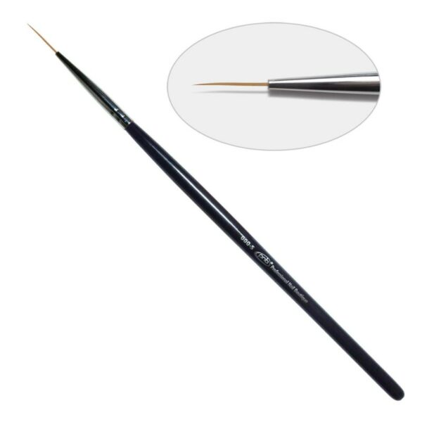 PNB - 2D. Brush for design round 000-s PNB, nylon - (מברשת לעיצוב עגול 000 (ניילון