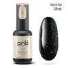 PNB - Shock Top PNB, Silver, No Wipe, 8 ml - טופ שוק כסף ללא נטרול 8 מל