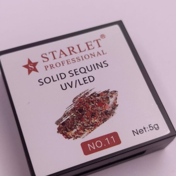 STARLET - solid sequins 5g - 11 - ג'ל ציור וקישוט גליטר פאייטים - Image 2