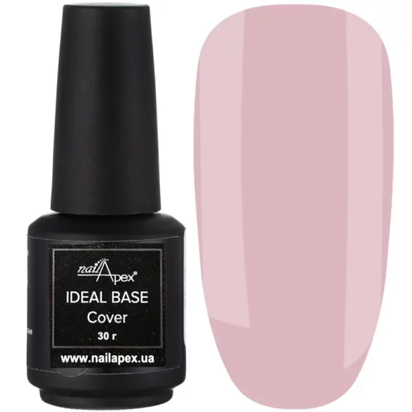 NAILAPEX - IDEAL CAMOUFLAGE BASE №1 (PINK NUDE, TRANSLUCENT), 15ml - כאבר בייס 01 ורוד ניוד