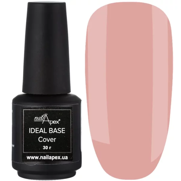 NAILAPEX - IDEAL CAMOUFLAGE BASE №4 (PINK-BEIGE, TRANSLUCENT), 15ml - כאבר בייס 04 ורוד בז