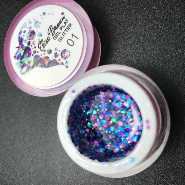 ELISE BRAUN - GEL PLAY GLITTER - ג'ל פליי גליטר - 01 - Image 2