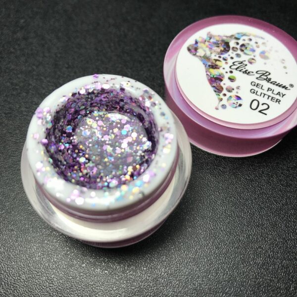 ELISE BRAUN - GEL PLAY GLITTER - ג'ל פליי גליטר - 02 - Image 2