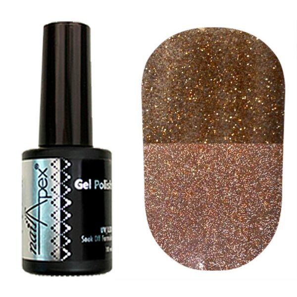 NAILAPEX - REFLECTIVE GEL POLISH №484, beige, 10 ML - מחזיר אור 484