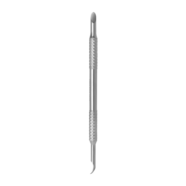 STALEKS - NAIL SPATULA EXPERT 90 TYPE 4.2 - PE-90/4.2 - דוחף עור עם מרית לציפורנים ולהב מעוגל - Image 2