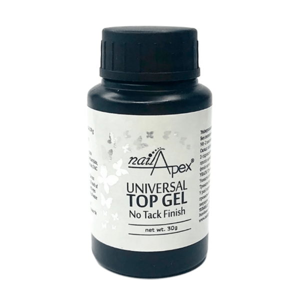NAILAPEX - UNIVERSAL TOP NO TACK FINISH 30 ml - טופ ללא נטרול 30 מל