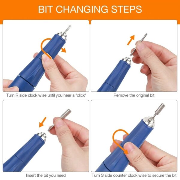 Strong Saeshin - 210/105L Original Dental Micromotor, Nail Drill Machine - 210/105L - מכונת שיוף סטרונג - Image 9