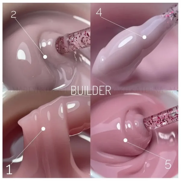 SAGA - Гель для нарощування Builder Gel Veil 15 мл №5 - Image 2