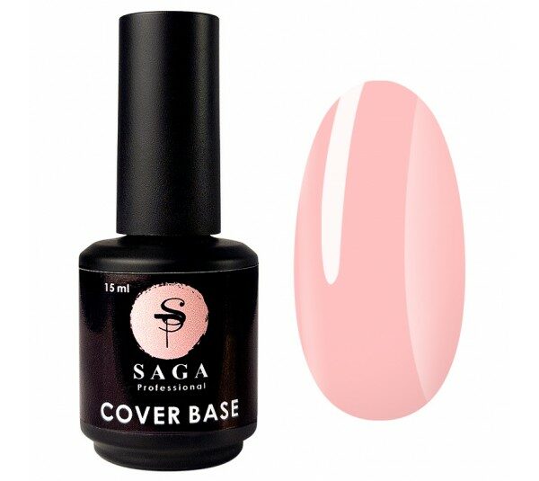 SAGA - База для гель-лаку Cover Base Elastic 15 мл №4
