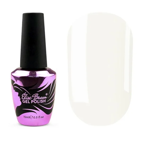 Elise braun - Liquid poly gel white no. 001 bottel 15 ml - 001 - ג'ל בנייה פוליג'ל נוזלי בבקבוק 15 מל