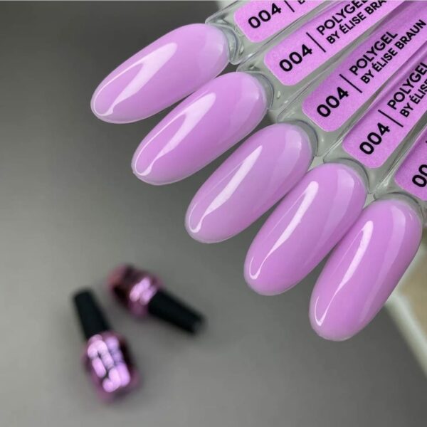 Elise braun - Liquid poly gel no. 004 pink bottel 15 ml - 004 - ג'ל בנייה פוליג'ל נוזלי בבקבוק 15 מל - Image 2