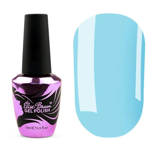 Elise braun - Liquid poly gel no. 005 aquamarine bottel 15 ml - 005 - ג'ל בנייה פוליג'ל נוזלי בבקבוק 15 מל