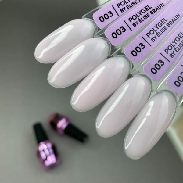 Elise braun - Liquid poly gel no. 003 gentle pink bottel 15 ml - 003 - ג'ל בנייה פוליג'ל נוזלי בבקבוק 15 מל - Image 2