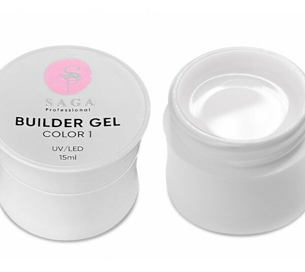 SAGA - Гель для нарощування Builder Gel Color 15 мл № 01