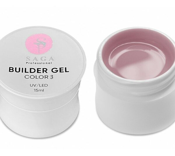 SAGA - Гель для нарощування Builder Gel Color 15 мл № 03