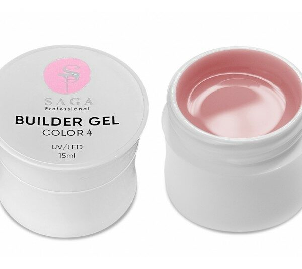 SAGA - Гель для нарощування Builder Gel Color 15 мл № 04