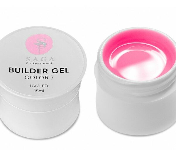 SAGA - Гель для нарощування Builder Gel Color 15 мл № 07