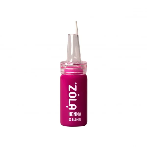 Henna for eyebrows ZOLA / 01 Blonde / LARGE, 10 g - 'צבע חינה לגבות 01 בלונד 10 גר