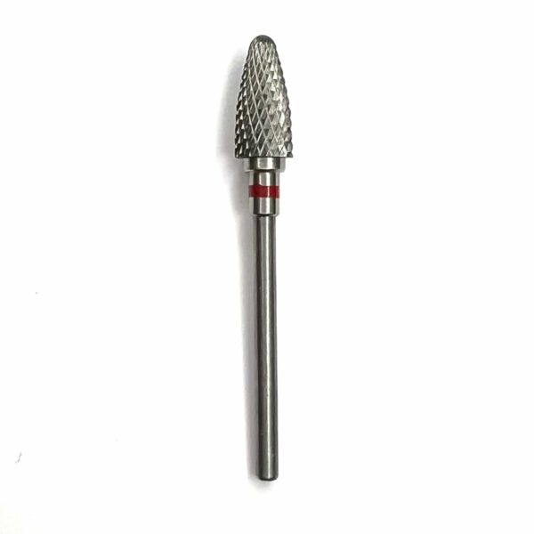 Carbide drill bit 3/32 red,  - ראש הסרת ג'ל קרבייד אדום 3/32 - Image 2