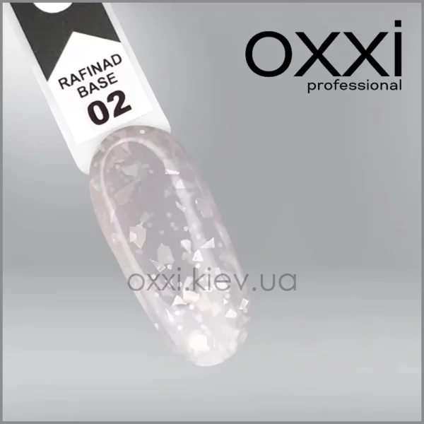 Камуфлююча база Rafinad Base Oxxi Professional 2, молочна з поталлю, 15мл