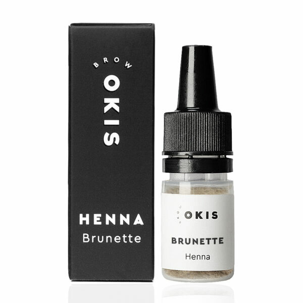 OKIS BROW - Henna for eyebrows BRUNETTE 5 g - צבע חינה לגבות 5 גרם שחרחורת