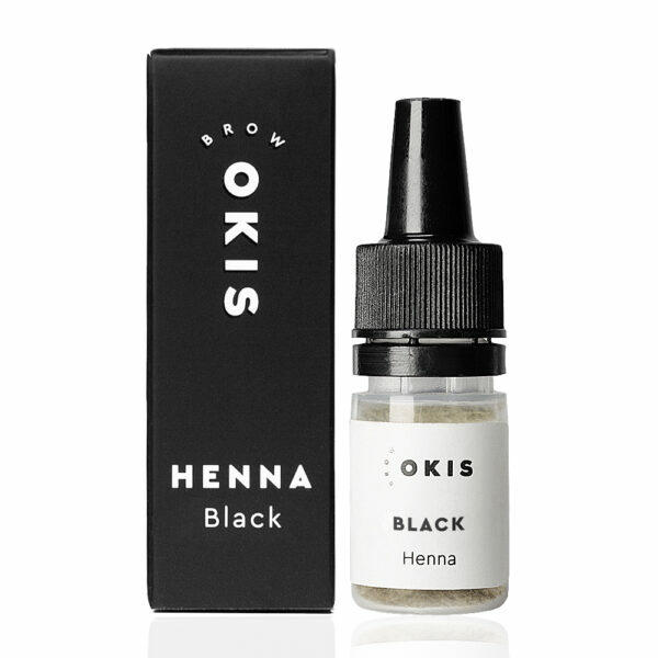 OKIS BROW - Henna for eyebrows BLACK 5 g - צבע חינה לגבות 5 גרם שחור