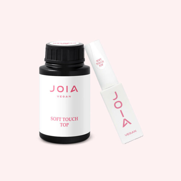 JOIA vegan - Топ для гель-лаку Soft Touch Top No Wipe, матовий 8 ml - Image 2