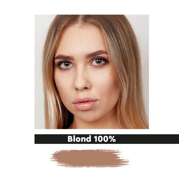 OKIS BROW - Henna for eyebrows BLOND 5 g - צבע חינה לגבות 5 גרם בלונד - Image 2
