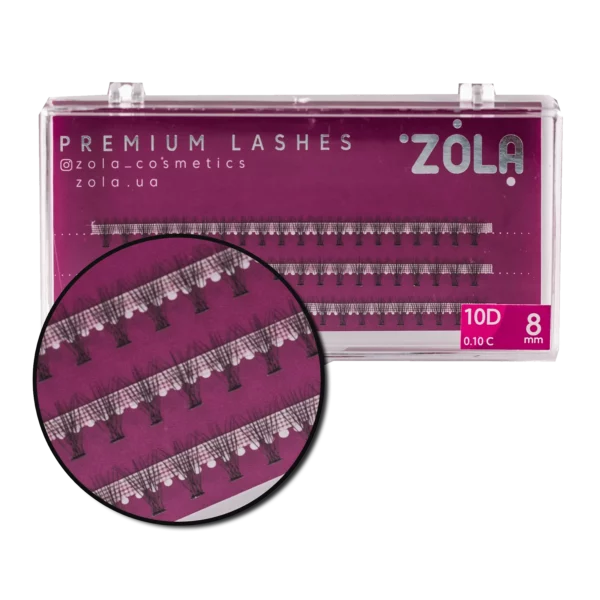 Zola - LASHES-BUNDLES 10D (8 MM) - ריסים (10D)
