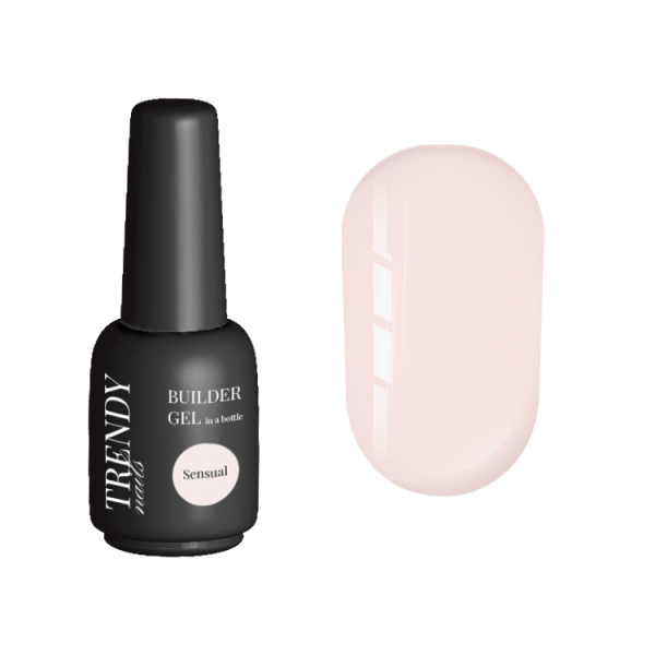 TRENDY - Builder Gel in a bottle Sensual 15 ml - ג'ל בנייה בקבוק 15 מל צבע ורוד קרמי