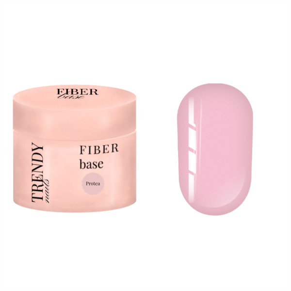 TRENDY - Fiber Base Protea 30 ml - בייס כאבר עם סיבים חלום 30 מ'ל ורוד מעושן