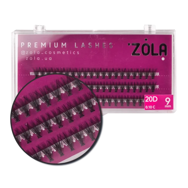 Zola - Вії-пучки 20D (9 MM)