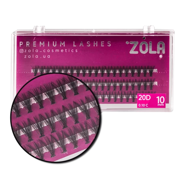 Zola - Вії-пучки 20D (10 MM)