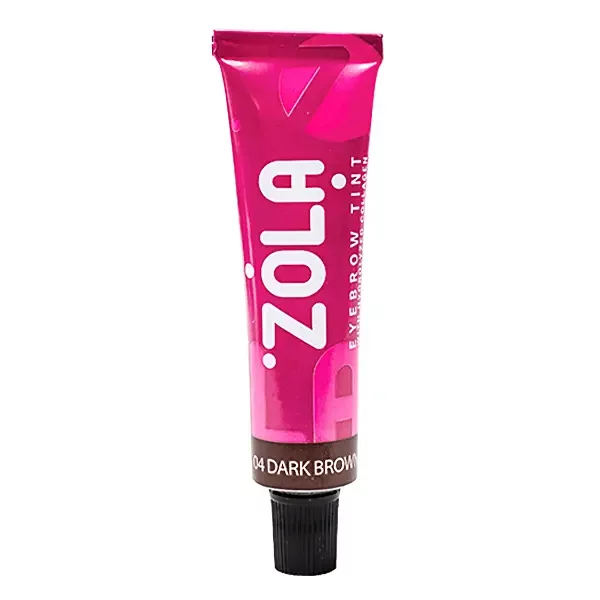 ZOLA - Eyebrow TINT, 15 ml, 04 Dark Brown - צבע לגבות 04 חום כהה