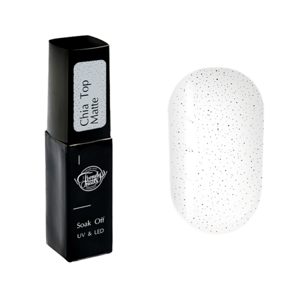 TRENDY - Chia Matte Top 8 ml - טופ מט צ'יה 8 מל