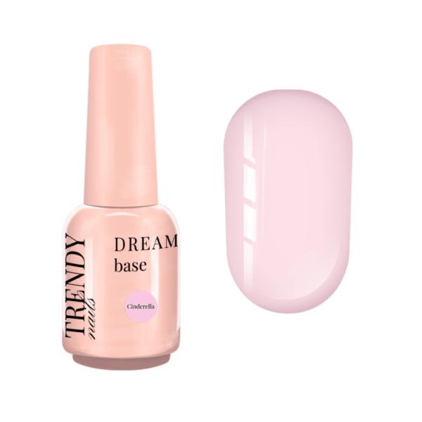 TRENDY - Dream Base Cinderella 15 ml - בייס כאבר חלום 15 ורוד חלבי