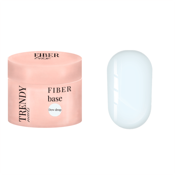 TRENDY - Fiber Base Dew Drop 30 ml - בייס כאבר עם סיבים חלום 30 מ'ל שקוף
