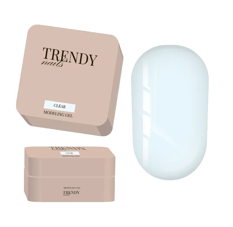 TRENDY - Modeling Gel Clear 30 g - ג'ל בנייה מודלינג 30 מל צבע שקוף