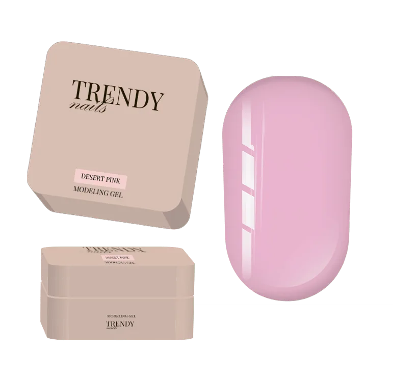 TRENDY - Modeling Gel Decert Pink 30 g - ג'ל בנייה מודלינג 30 מל צבע ורוד חלבי