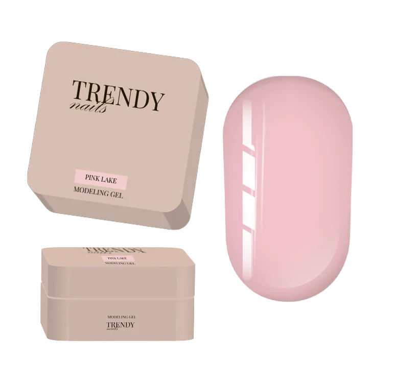 TRENDY - Modeling Gel Pink Lake light 30 g - ג'ל בנייה מודלינג 30 מל צבע ורוד פסטל