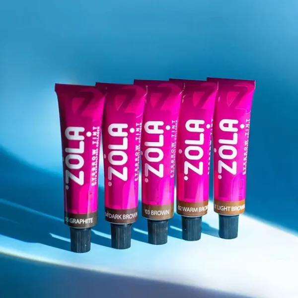 ZOLA - Eyebrow TINT, 15 ml, 01 Light Brown - צבע לגבות 01 חום בהיר - Image 3