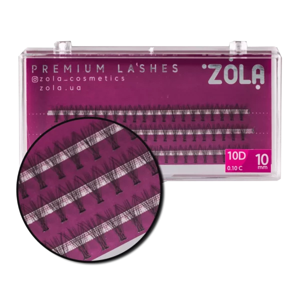 Zola - LASHES-BUNDLES 10D (10 MM) - ריסים (10D)
