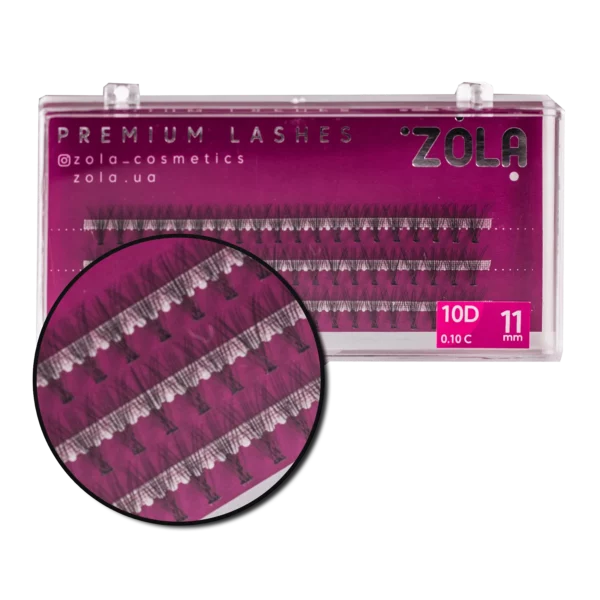 Zola - LASHES-BUNDLES 10D (11 MM) - ריסים (10D)