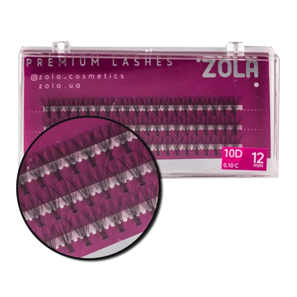 Zola - LASHES-BUNDLES 10D (12 MM) - ריסים (10D)