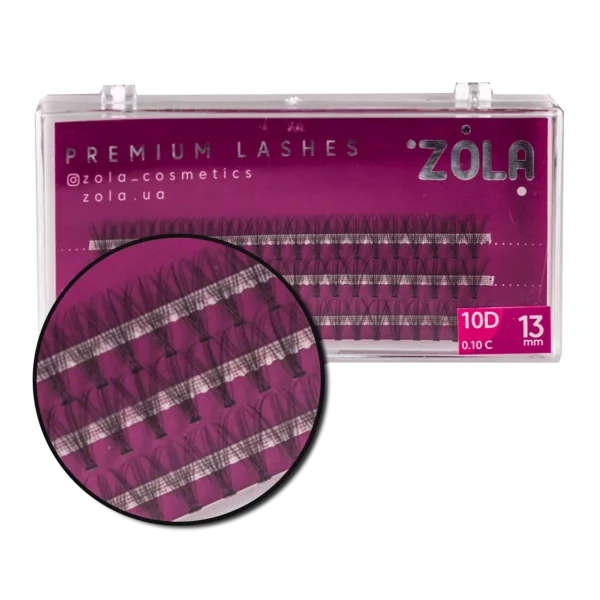 Zola - LASHES-BUNDLES 10D (13 MM) - ריסים (10D)