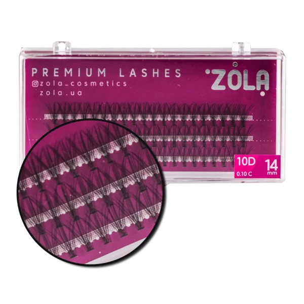 Zola - LASHES-BUNDLES 10D (14 MM) - ריסים (10D)