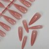 Gel tips for nail extension pink 03 240 pcs - טיפסים מג'ל לבנייה צבע ורוד 240 יחידות