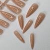 Gel tips for nail extension nude 01 240 pcs - טיפסים מג'ל לבנייה צבע ניוד 240 יחידות