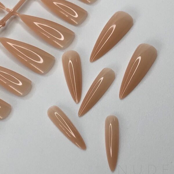 Gel tips for nail extension nude 01 240 pcs - טיפסים מג'ל לבנייה צבע ניוד 240 יחידות
