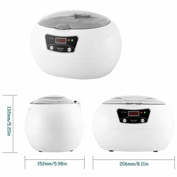 Ultrasonic - JP-890 Ultrasonic Cleaner - אולטרה סוניק 600 מל - Image 3